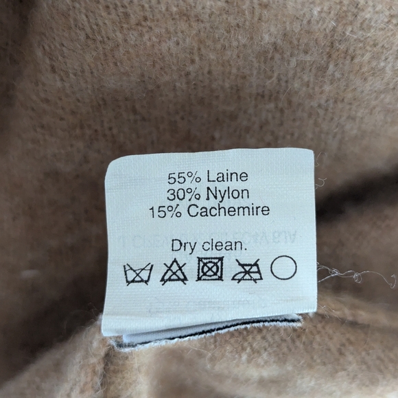 J. Crew Tan Crewneck Sweater with Blue Bird Graphic - Picture 5 of 5